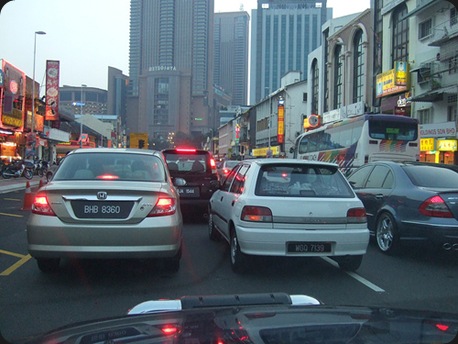 morning traffic jam